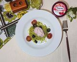 簡単！冷製ジェノベーゼパスタ苺アイスのせ作り方5写真