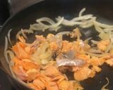 【10分】鮭チーズのソーメンチャンプルー作り方2写真