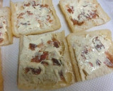 香ばしとろり♪　梅マヨえのきの油揚げピザ作り方1写真