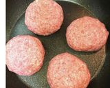 カレーハンバーグ目玉焼きレモントマトのせ作り方5写真