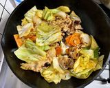 豚小間で作る回鍋肉作り方10写真