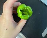 丸ごとピーマン作り方1写真