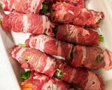 簡単レンジで豚肉の野菜巻き作り方4写真