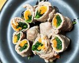 簡単レンジで豚肉の野菜巻き作り方6写真