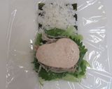 おにぎらず★ごぼうサラダ+サラダチキン作り方5写真