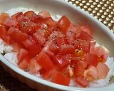 夏に!トマト&チーズリゾット作り方1写真