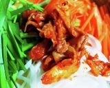 簡単♪キムチたっぷり米粉チヂミ♪作り方2写真