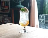 おうちカフェ★柚子茶でクリームソーダ作り方4写真