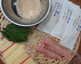 阿部の笹かまぼことささみのはさみ焼き作り方1写真