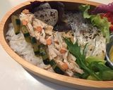 皐月24　さわらバジルにんにく弁当作り方6写真