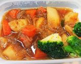 超簡単！肉じゃがカレーチーズ焼き！！作り方2写真