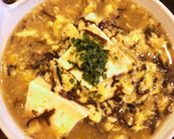 簡単☆もずくスープで豆腐卵とじ作り方3写真