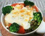 超簡単！肉じゃがカレーチーズ焼き！！作り方5写真
