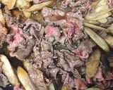 牛肉とごぼうの甘辛炒め作り方3写真