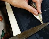 小アジの処理(南蛮漬け用)作り方1写真