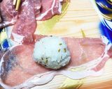 たこ焼き後の♪肉巻きおにぎり作り方2写真