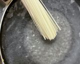 涼しげ♪夏野菜甘酒ブルーそうめん作り方2写真