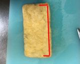 サラダチキンの梅しそチーズ　稲荷巻き作り方2写真