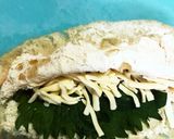 サラダチキンの梅しそチーズ　稲荷巻き作り方4写真