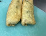 サラダチキンの梅しそチーズ　稲荷巻き作り方7写真