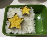 子どもの弁当☆鶏そぼろの盛り方参考に作り方2写真