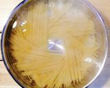 海老と大葉✤梅昆布茶で和風パスタ作り方1写真
