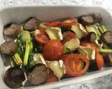 簡単激うま、ブリーチーズと野菜の温サラダ作り方4写真