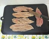 鶏のササミの蒲焼丼作り方1写真