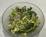 豚とキムチ豆もやしとニラのマヨー三兄弟作り方6写真
