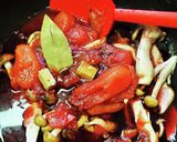 フライパンで簡単！牛モモ肉赤ﾜｲﾝ煮込み作り方5写真