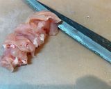 曲げわっぱ弁当おかず２「鳥ナスカレー」作り方2写真