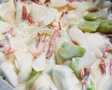 空豆と干しエビ、玉葱のかき揚げ作り方5写真