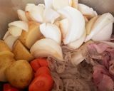 フライパンと鍋でキムチ肉じゃが作り方6写真