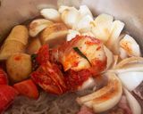 フライパンと鍋でキムチ肉じゃが作り方8写真
