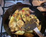 曲げわっぱ弁当おかず２「鳥ナスカレー」作り方9写真