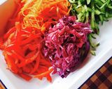 ダイエットに！野菜たっぷり！レタス春巻き作り方1写真
