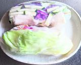 カラフル夏野菜生春巻きとそぼろ飯生春巻き作り方7写真