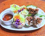 カラフル夏野菜生春巻きとそぼろ飯生春巻き作り方17写真