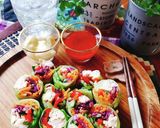ダイエットに！野菜たっぷり！レタス春巻き作り方8写真