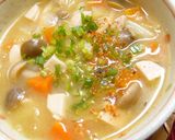 ソーセージ味噌汁作り方3写真