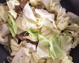 キャベツと舞茸さばの卵とじ めんつゆ作り方4写真