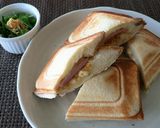 サクサク♪玉ねぎホットサンド作り方2写真