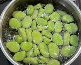 そら豆のごま味噌クリームチーズ和え作り方1写真