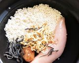 鳥ささみの梅昆布がゆ作り方1写真