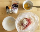 ワッパー風うま辛ホットサンド★手作りパテ作り方5写真