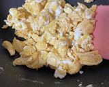 ふんわり炒り卵と豚キムチ作り方3写真