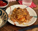 ふんわり炒り卵と豚キムチ作り方11写真
