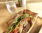 ワッパー風うま辛ホットサンド★手作りパテ作り方35写真