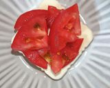 豆腐にトマトとチーズをのせた中華だし作り方3写真