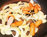 超簡単！玉子とウインナーのオイスター炒め作り方4写真